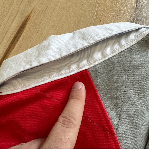 Tommy Hilfiger Kansas City Chiefs Quarter Button Collared Long Sleeve Shirt LG - Picture 16 of 16